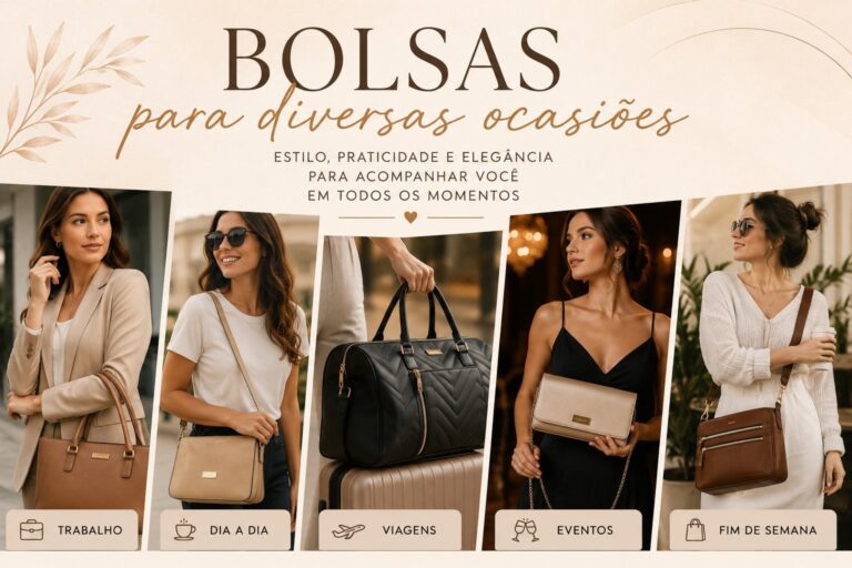 Como escolher a bolsa ideal para cada ocasião