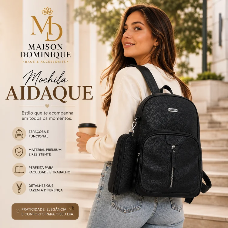 Mochila Feminina Aidaque - Imagem 2